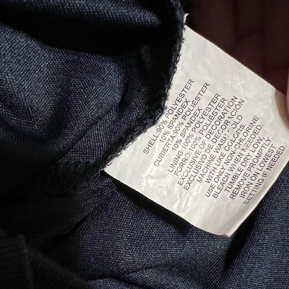 Nautica School Uniform Scooter Skirt Shorts Navy Pockets Plus Girls Size 16.5 - Picture 7 of 16